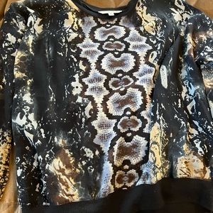 CAbi Like new sheer blouse, size small